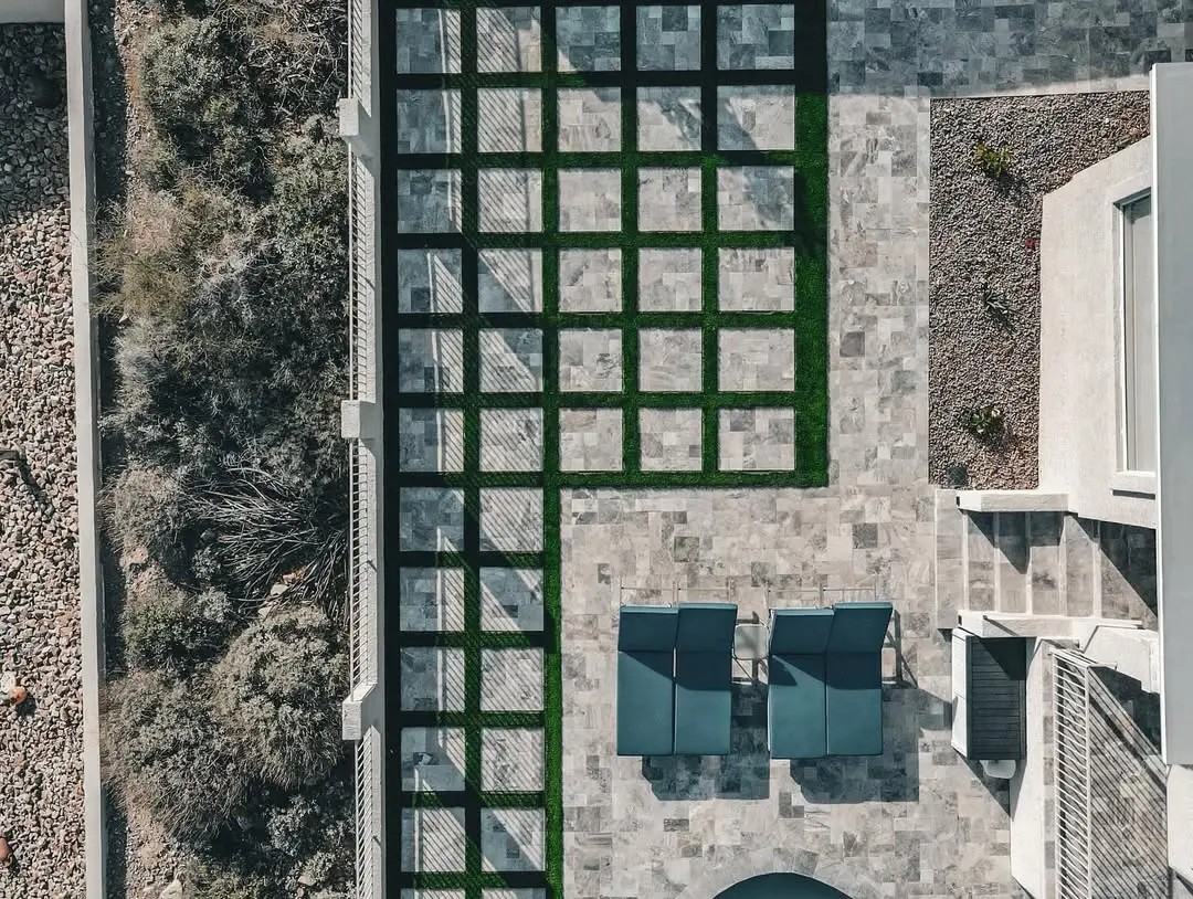 Custom backyard hardscaping and outdoor living project by Country View Hardscapes in Arizona