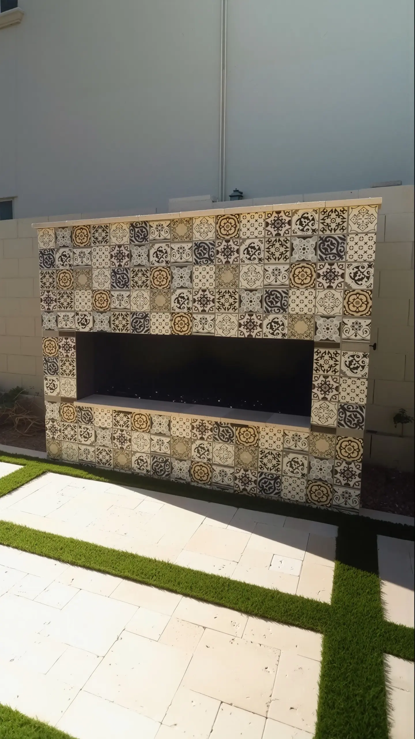 Backyard hardscaping project by Country View Hardscapes in Arizona