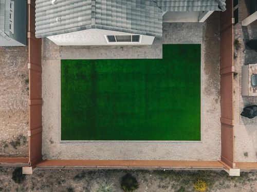 Backyard hardscaping project by Country View Hardscapes in Arizona