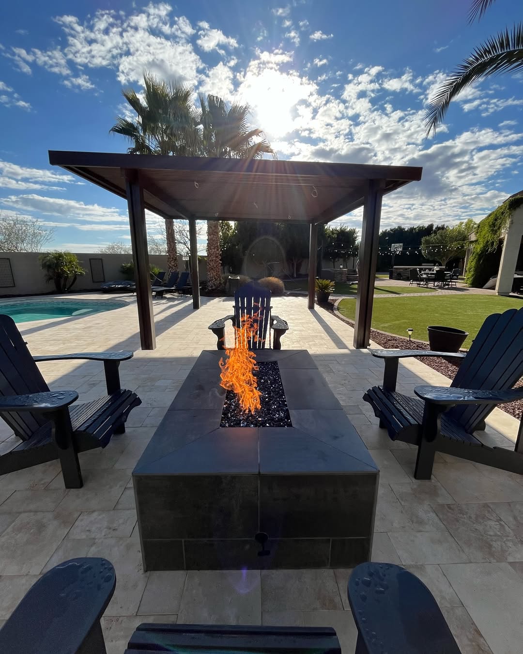 Fireplaces and Fire Features project by Country View Hardscapes in Arizona