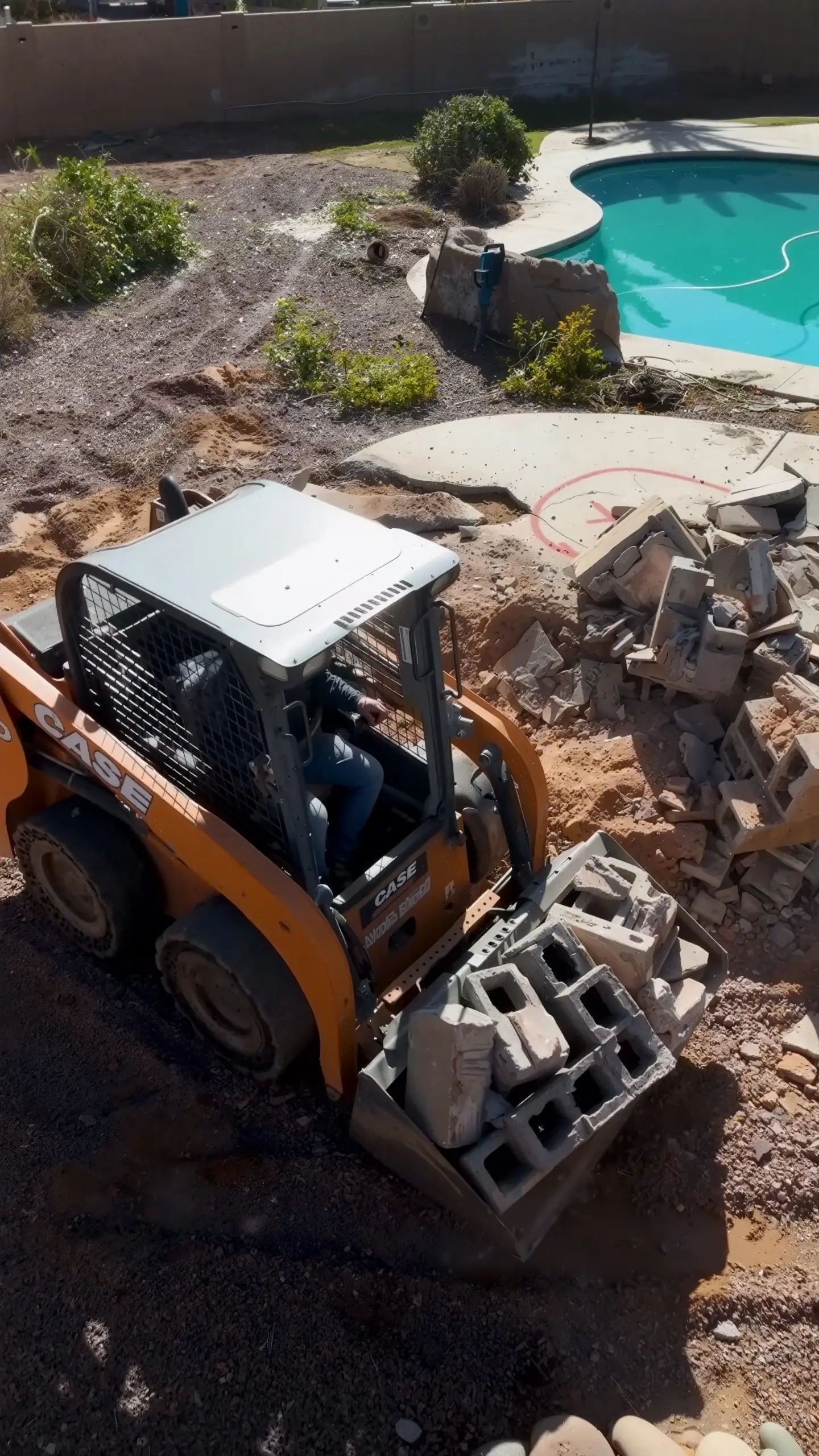 Full Tear-Out and Build project by Country View Hardscapes in Arizona