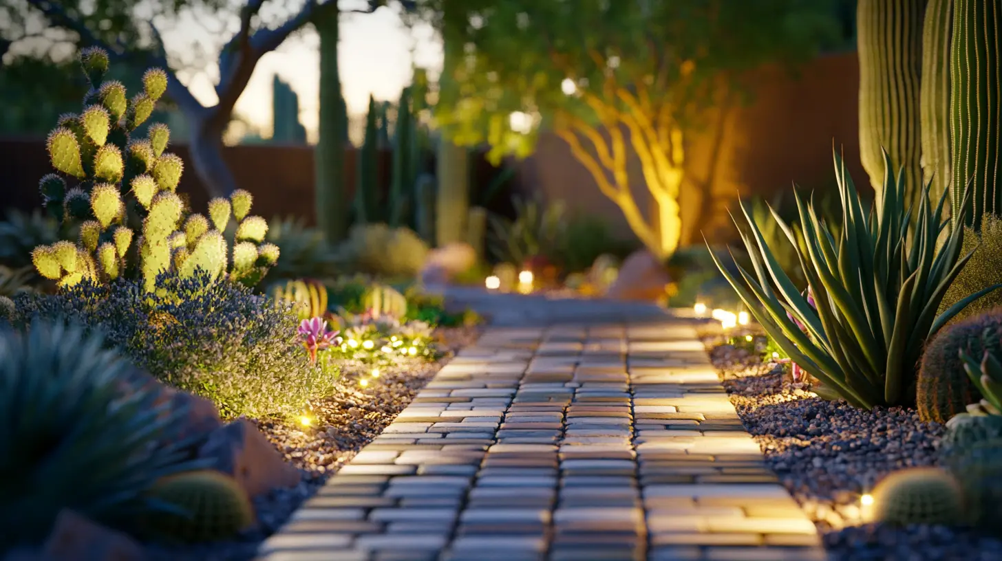 Backyard hardscaping project by Country View Hardscapes in Arizona