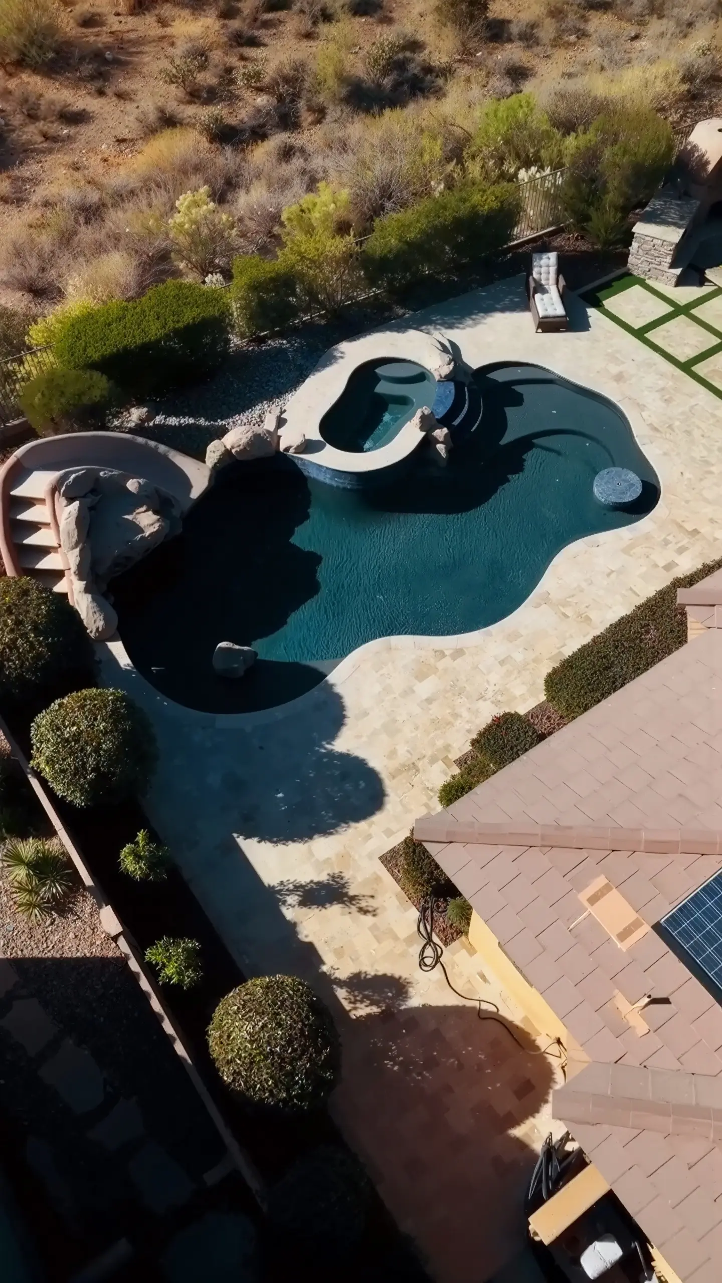 Backyard hardscaping project by Country View Hardscapes in Arizona